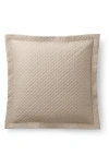 Polo Ralph Lauren Quilted Sateen Argyle European Sham In Coastal Sand