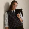 Ralph Lauren Argyle Wool-cashmere Sweater Vest In Green