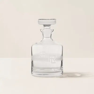 Ralph Lauren Ashton Decanter In Clear In Transparent