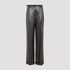 Polo Ralph Lauren Ralph Lauren Leather Pant In Grey