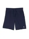 Polo Ralph Lauren Athletic Polo Pony Cotton Shorts In Blue