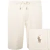 Ralph Lauren Athletic Shorts Cream In Neutral