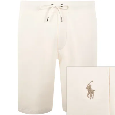Ralph Lauren Athletic Shorts Cream In White