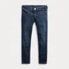 Ralph Lauren Kids' Aubrie Denim Legging In Blue