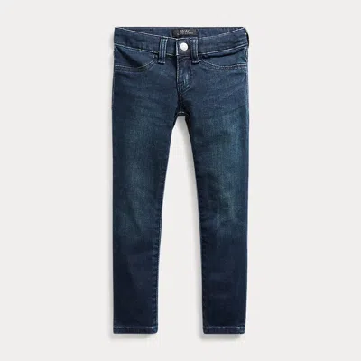 Polo Ralph Lauren Kids' Aubrie Denim Legging In Blue