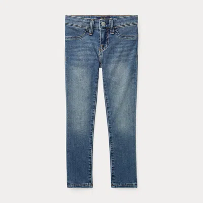 Polo Ralph Lauren Kids' Aubrie Denim Legging In Blue