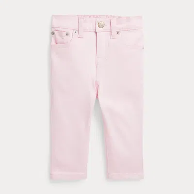 Ralph Lauren Kids' Aubrie Denim Legging In Pink