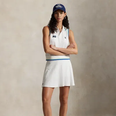 Ralph Lauren Australian Open Cotton Piqué Skort In White
