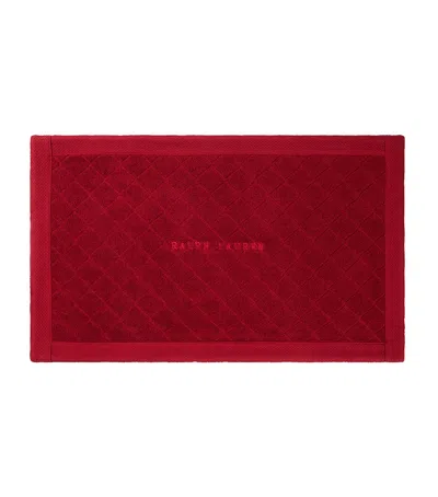 Polo Ralph Lauren Avenue Bath Mat In Red