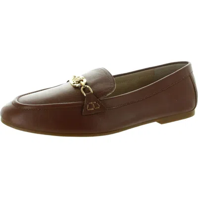 Ralph Lauren Averi Ll Womens Leather Loafers In Brown