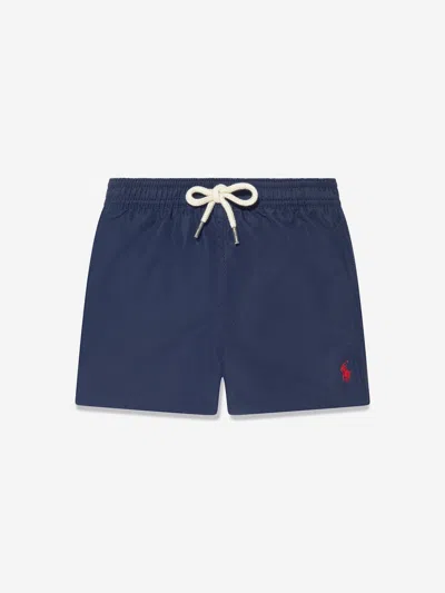 Polo Ralph Lauren Baby Boys Logo Swim Shorts In Blue