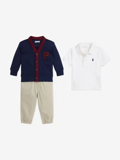 RALPH LAUREN RALPH LAUREN BABY BOYS TROUSER SET