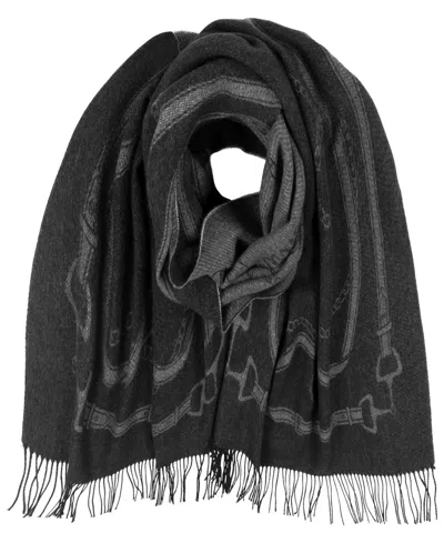 Ralph Lauren Baby Cable Knit Wrap In Black,charcaoal