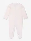 Polo Ralph Lauren Floral-trim Cotton Coverall In Pink