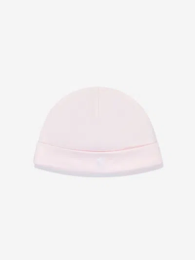 Ralph Lauren Baby Girls Logo Beanie Hat 0 - 6 Mths Pink