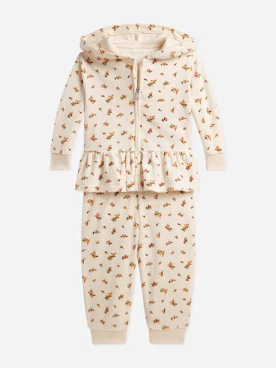 Ralph Lauren Baby Girls Wolcott Bud Tracksuit In Multi
