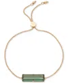 Ralph Lauren Baguette Erinite Slider Bracelet