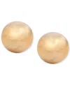 Ralph Lauren Silver-tone Ball Stud Earrings In Gold
