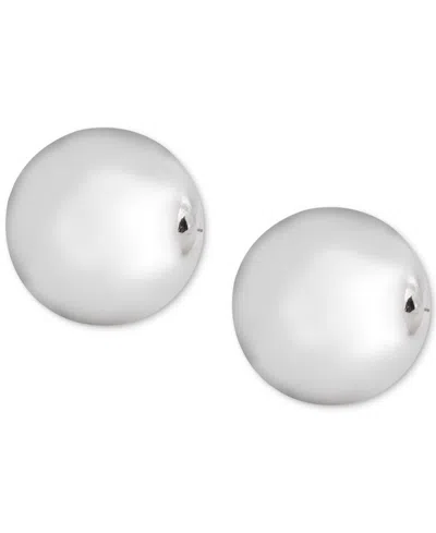 Ralph Lauren Silver-tone Ball Stud Earrings