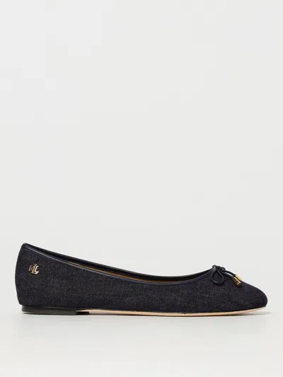 Ralph Lauren Ballet Flats Lauren  Woman Color Denim