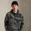 Ralph Lauren Bandanna-print Fleece Hoodie In Multi