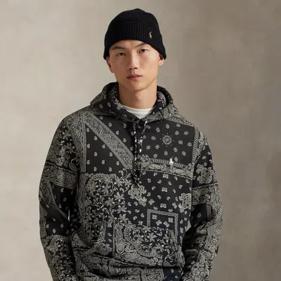 Ralph Lauren Bandanna-print Fleece Hoodie In Multi