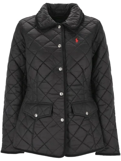 Polo Ralph Lauren Quilted Barn Jacket In Polo Black