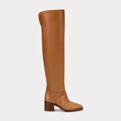 Ralph Lauren Barnet 55 Mm Calfskin Boot
