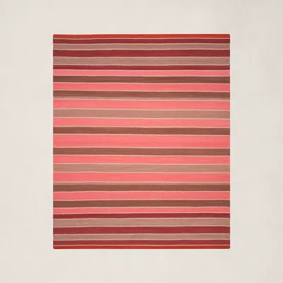 Ralph Lauren Barragan Stripe Rug In Blaze In Multi