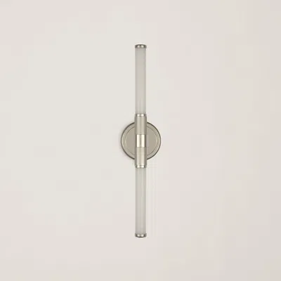 Ralph Lauren Barrett Double Bath Light In Silver