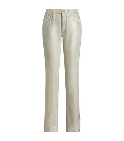 RALPH LAUREN BARRETT MID-RISE SLIM-FIT JEANS