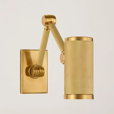 Ralph Lauren Barrett Mini Double-arm Bed Light In Gold