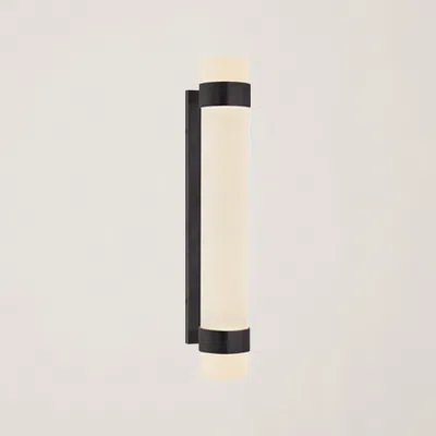 Ralph Lauren Barton Medium Bath Sconce In Black