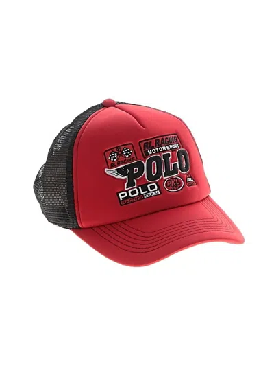 Pre-owned Ralph Lauren Baseball Cap In Red