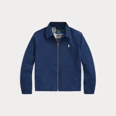 Polo Ralph Lauren Kids' Bayport Cotton Poplin Jacket In Newport Navy
