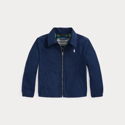 Ralph Lauren Kids' Bayport Cotton Poplin Jacket In Blue