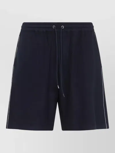 Ralph Lauren Beach Athletic Bermuda Shorts Side Stripes In Blue