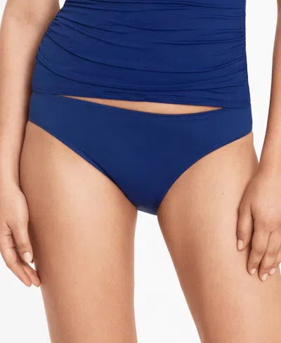 Ralph Lauren Beach Club Hipster Bikini Bottoms In Sapphire