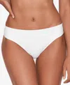Ralph Lauren Beach Club Ruched Bikini Bottoms In White