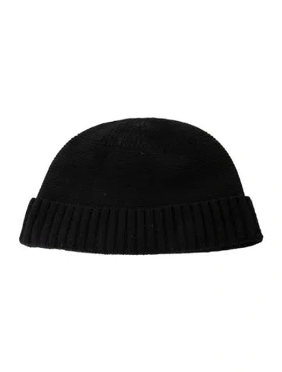 Pre-owned Ralph Lauren Beanie Hat In Black