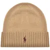 RALPH LAUREN RALPH LAUREN BEANIE HAT BROWN