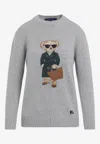 Ralph Lauren Bear Graphic Knitwear Ribbed Finish