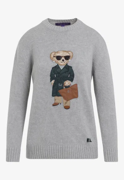 RALPH LAUREN BEAR CASHMERE SWEATER