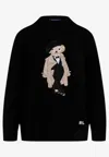 Polo Ralph Lauren Bear Pullover In Black