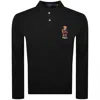 Ralph Lauren Classic Fit Polo Bear Mesh Polo Shirt In Black