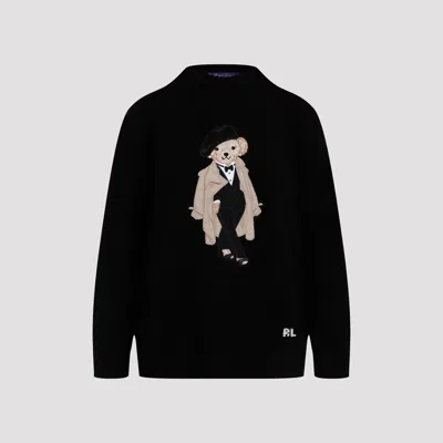 Polo Ralph Lauren Bear Pullover In Black