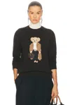 Ralph Lauren Bear Sweater In Brown