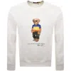 Ralph Lauren Bear Sweatshirt White
