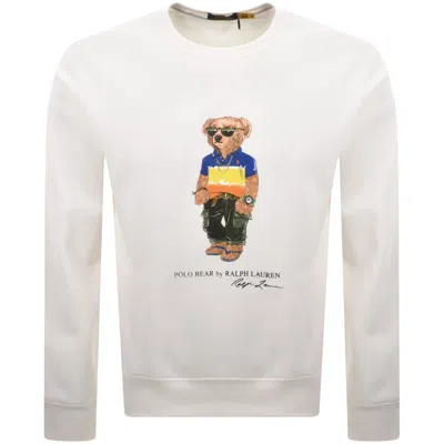 Ralph Lauren Bear Sweatshirt White