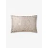 Ralph Lauren Beaumont Standard Cotton-sateen Pillowcase Stone In Multi